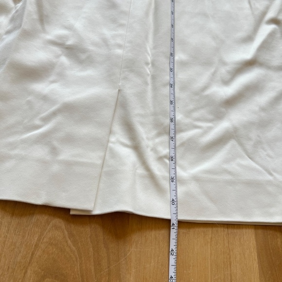 CARLISLE DRESS 12 IVORY PENCIL WAIST TIE DETAIL LINED SUMMER PARTY WEDDING GUEST - Picture 9 of 11